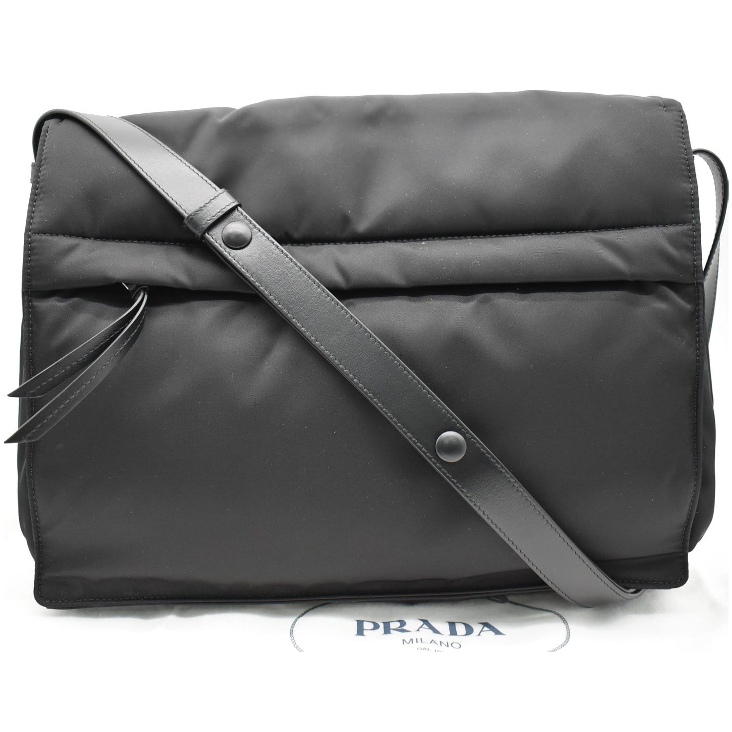 Prada Re-Nylon Shoulder Bag - Black - One Size