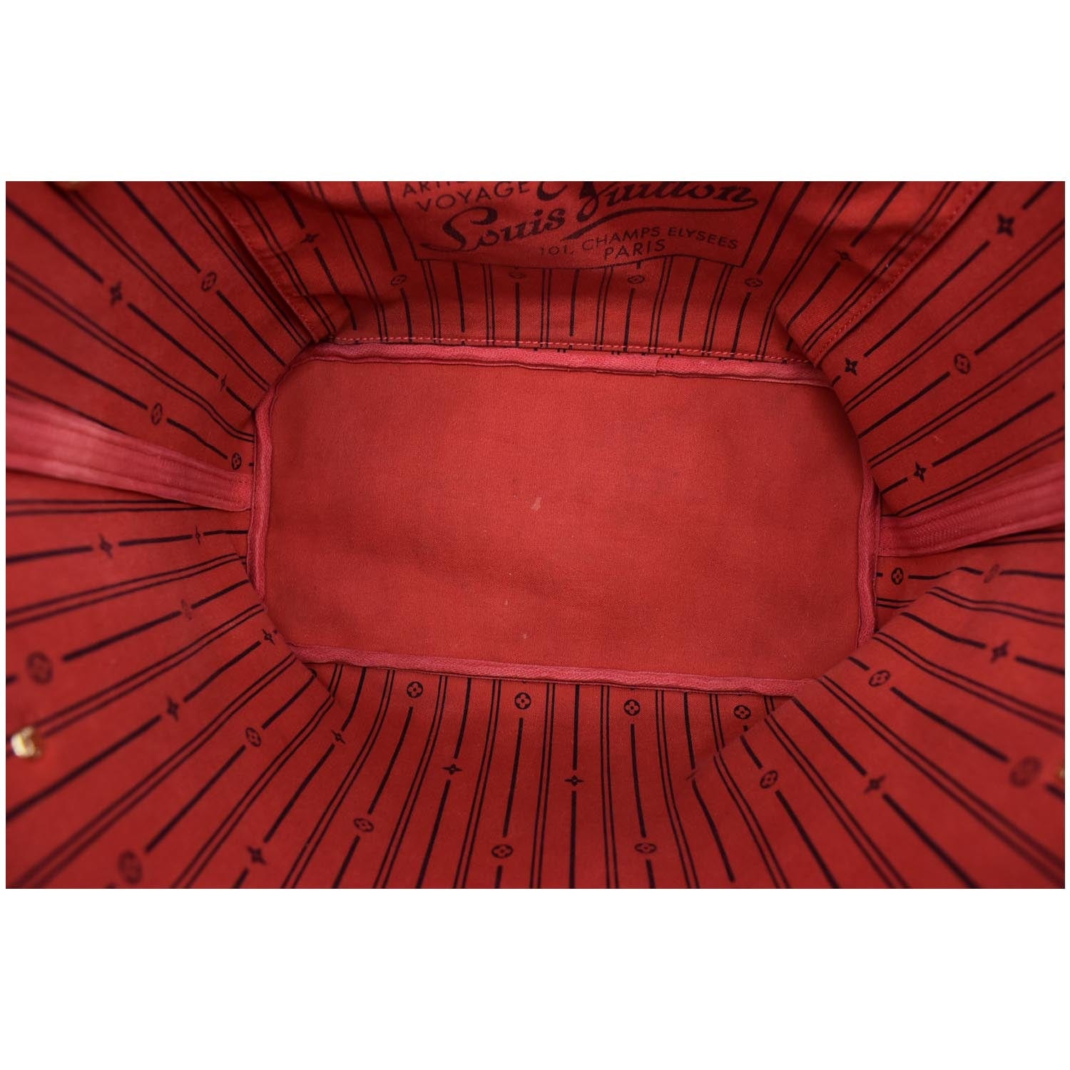 LV Red Art Tote Bag