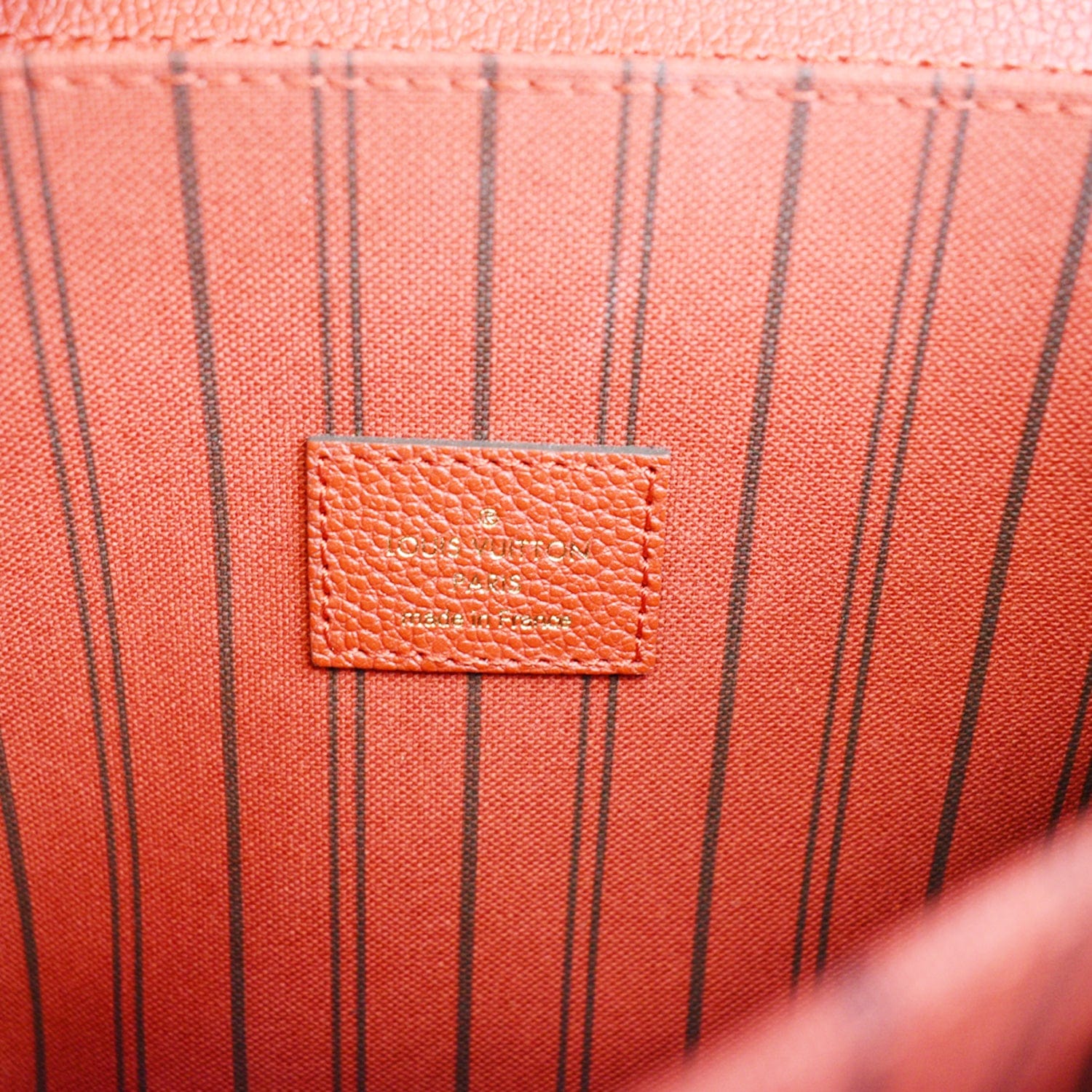 Louis Vuitton Pochette Métis Empreinte Cerise Red Leather Cross Body Bag