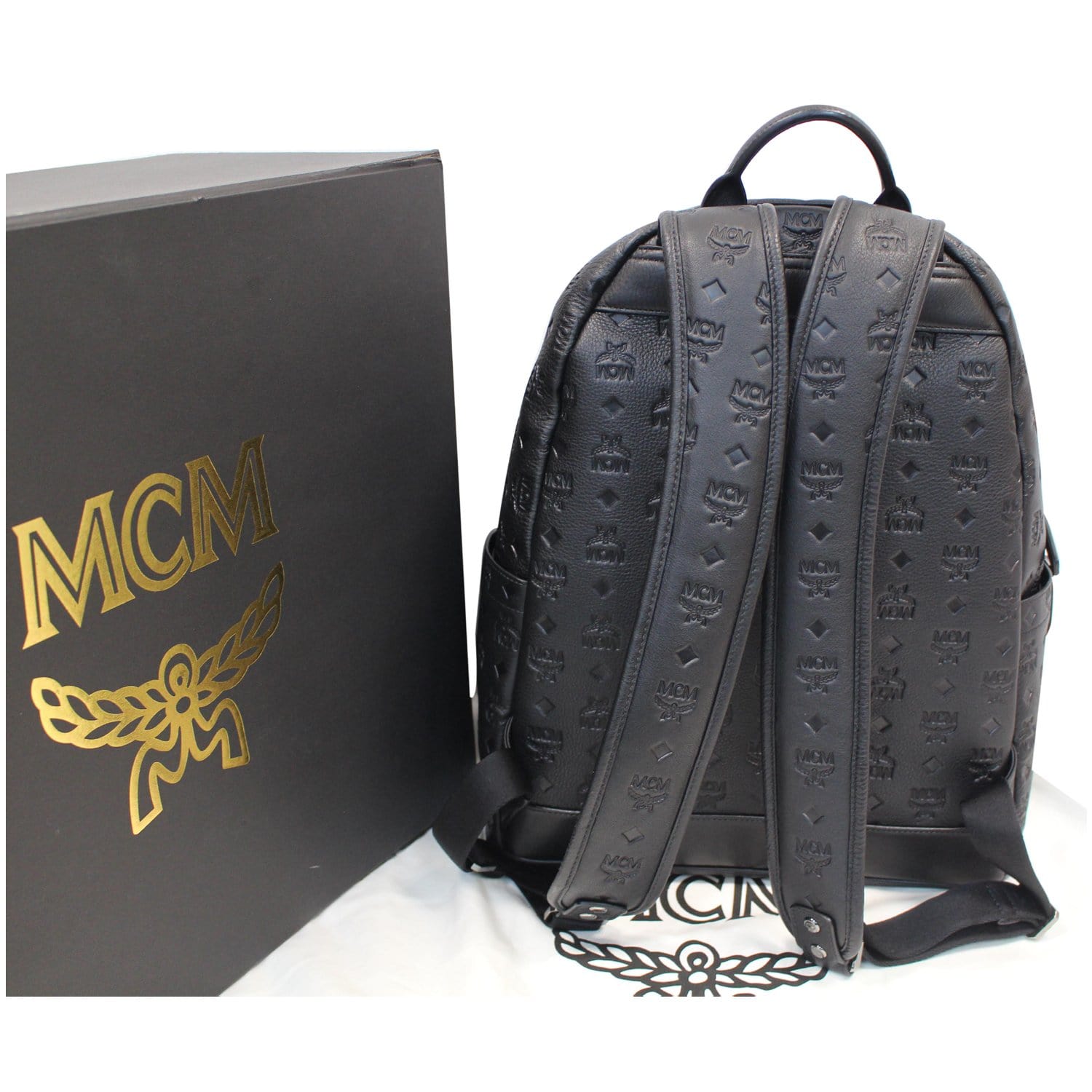 MCM Backpack with monogram, Women's Bags
