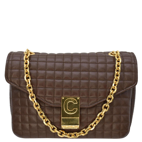 Used bag Celine Celine│Brown Brown presbyopia│Cross bag