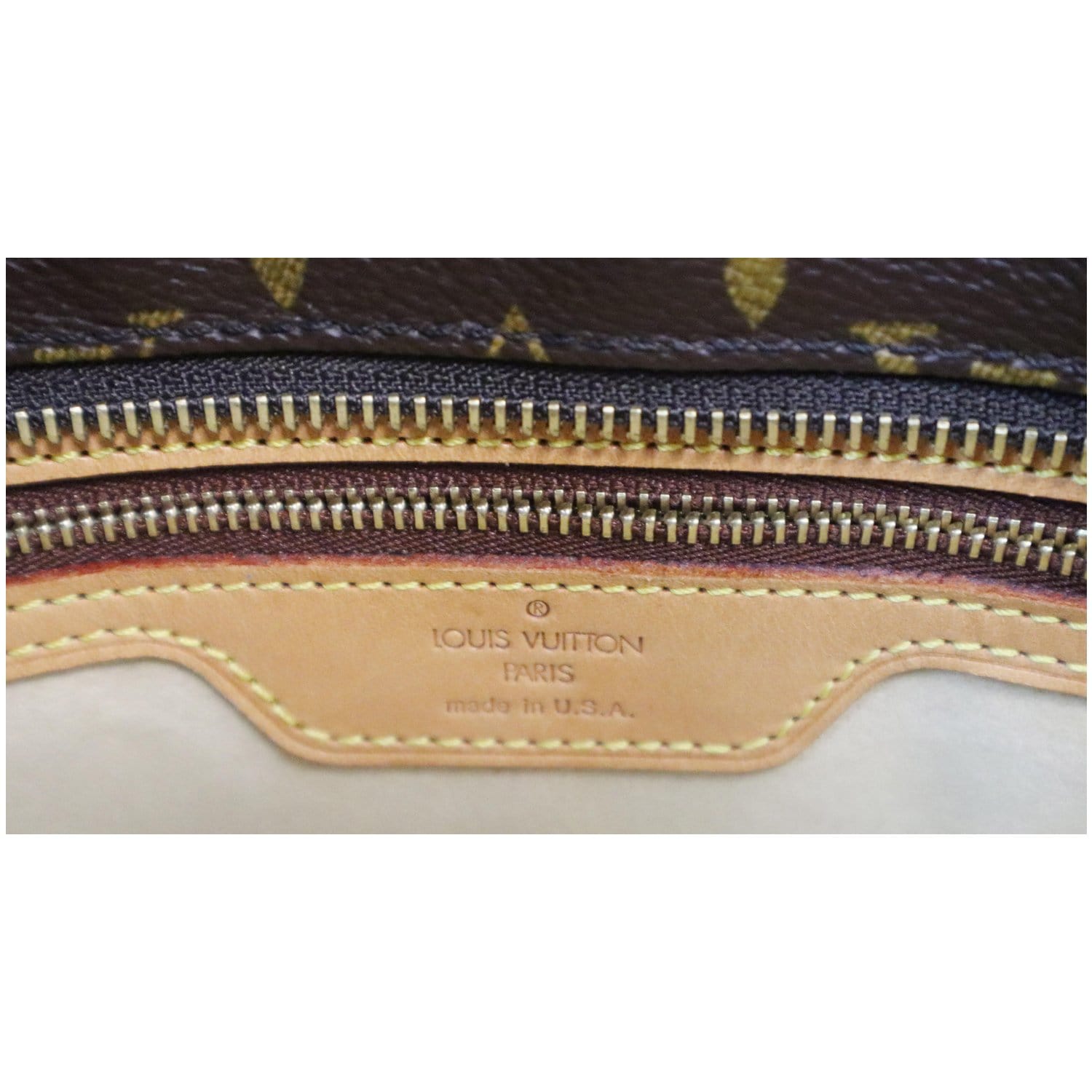 Louis Vuitton Luco Handbag Monogram Canvas Brown