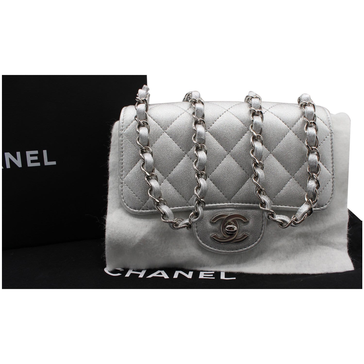 Chanel MINI FLAP BAG WITH TOP HANDLE  Hàng hiệu 11 HVip