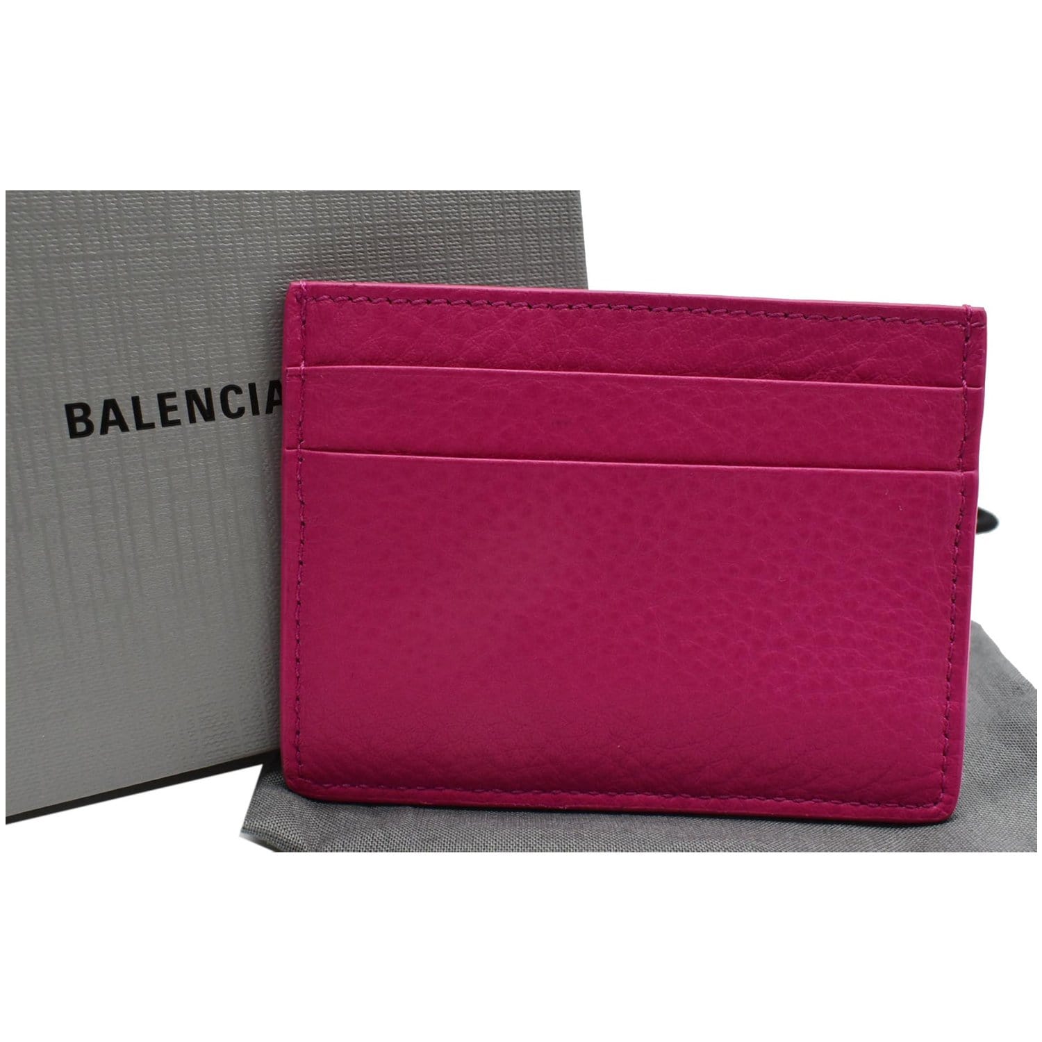 Leather card wallet Delvaux Pink in Leather - 24519698