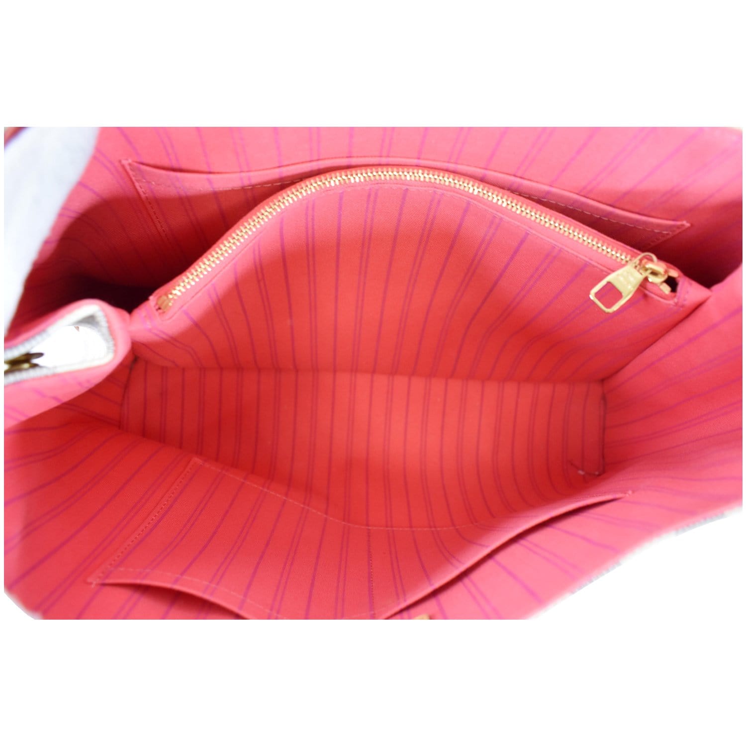 PRELOVED LOUIS VUITTON Damier Azur Canvas Calvi Bag (Hot Pink Interior –  KimmieBBags LLC