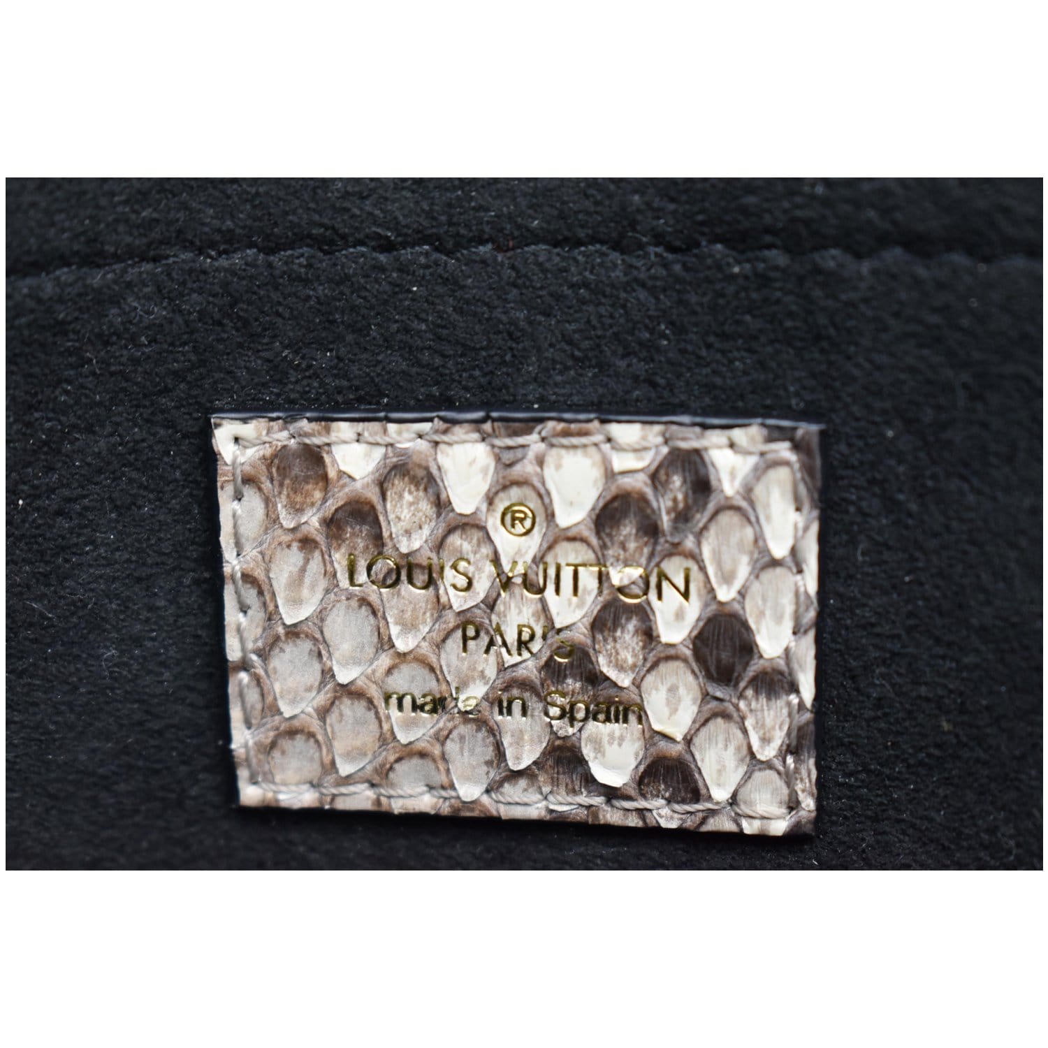 Saint placide mink handbag Louis Vuitton Black in Mink - 32668046