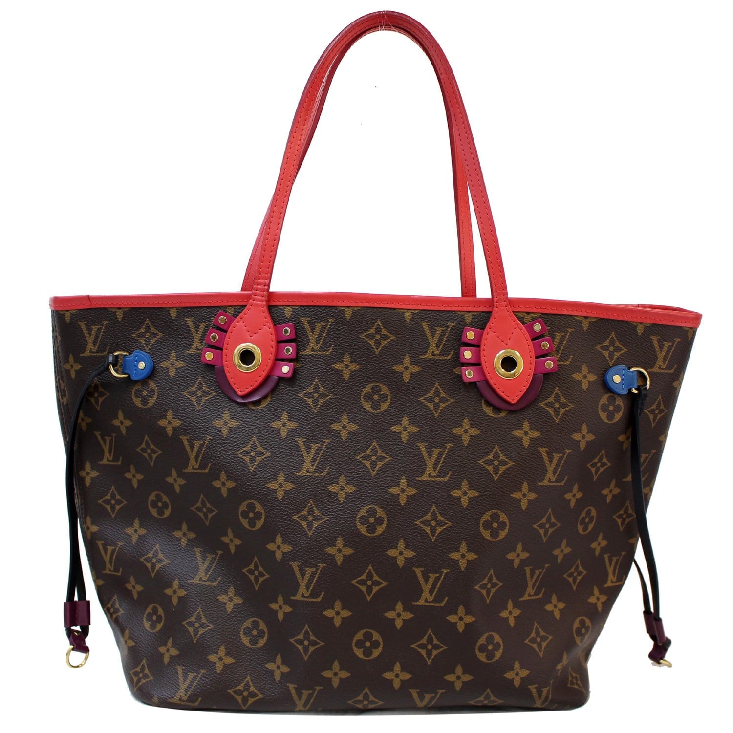 Louis Vuitton, Bags, Authentic Vintage Louis Vuitton Mm Canvas Red Canvas Tote  Shoulder Bag