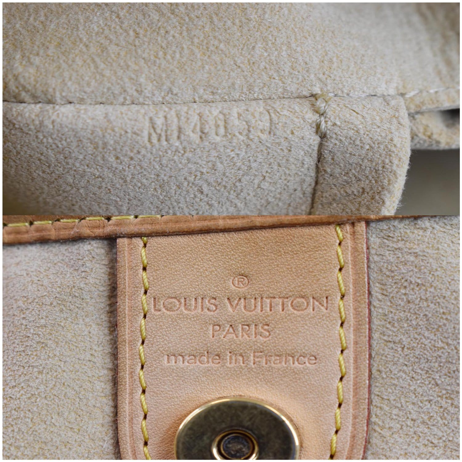 White Louis Vuitton Damier Azur Galliera PM Shoulder Bag – Designer Revival