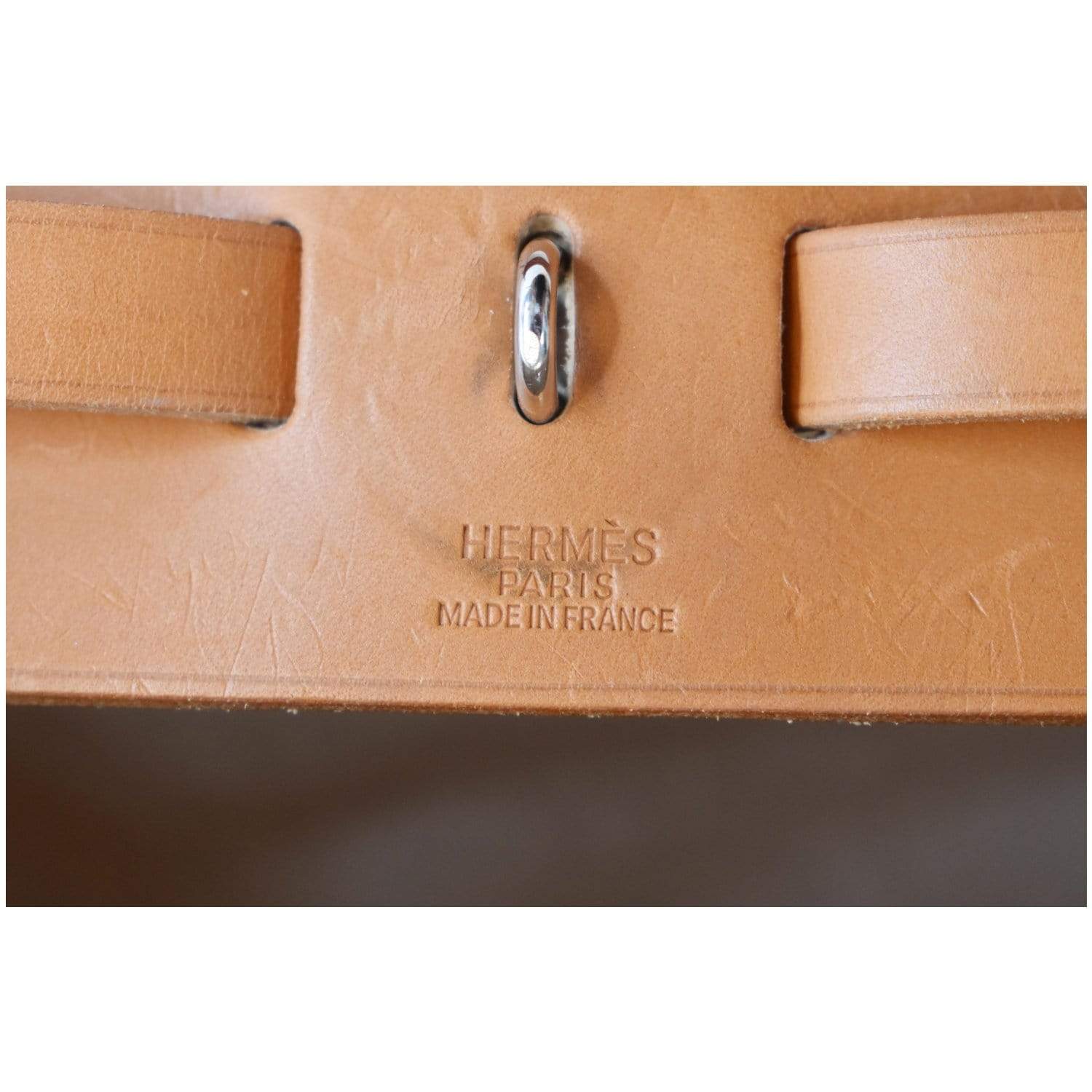 Hermes Beige x Brown Herbag Backpack Sac A Dos 4H61K at 1stDibs