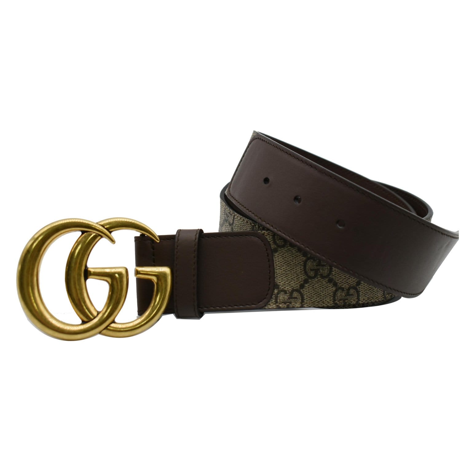 Gucci Vintage - Leather Double G Belt - Brown - Leather Belt - Luxury High  Quality - Avvenice