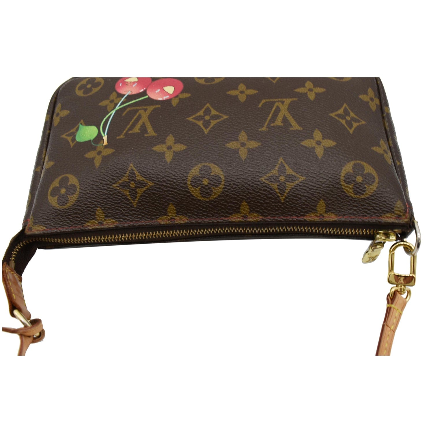 Pochette Cles Cerises Monogram – Keeks Designer Handbags