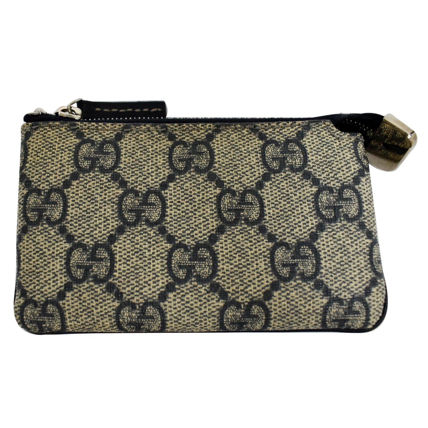 Ophidia GG key pouch in Beige Guccissima Leather
