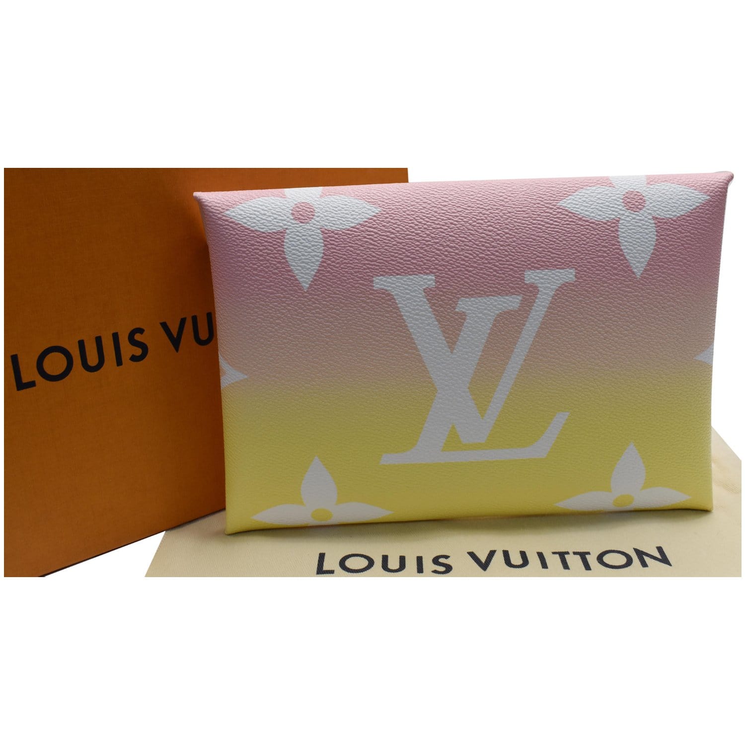 Louis Vuitton Monogram Giant by The Pool Large Kirigami Pochette Pink