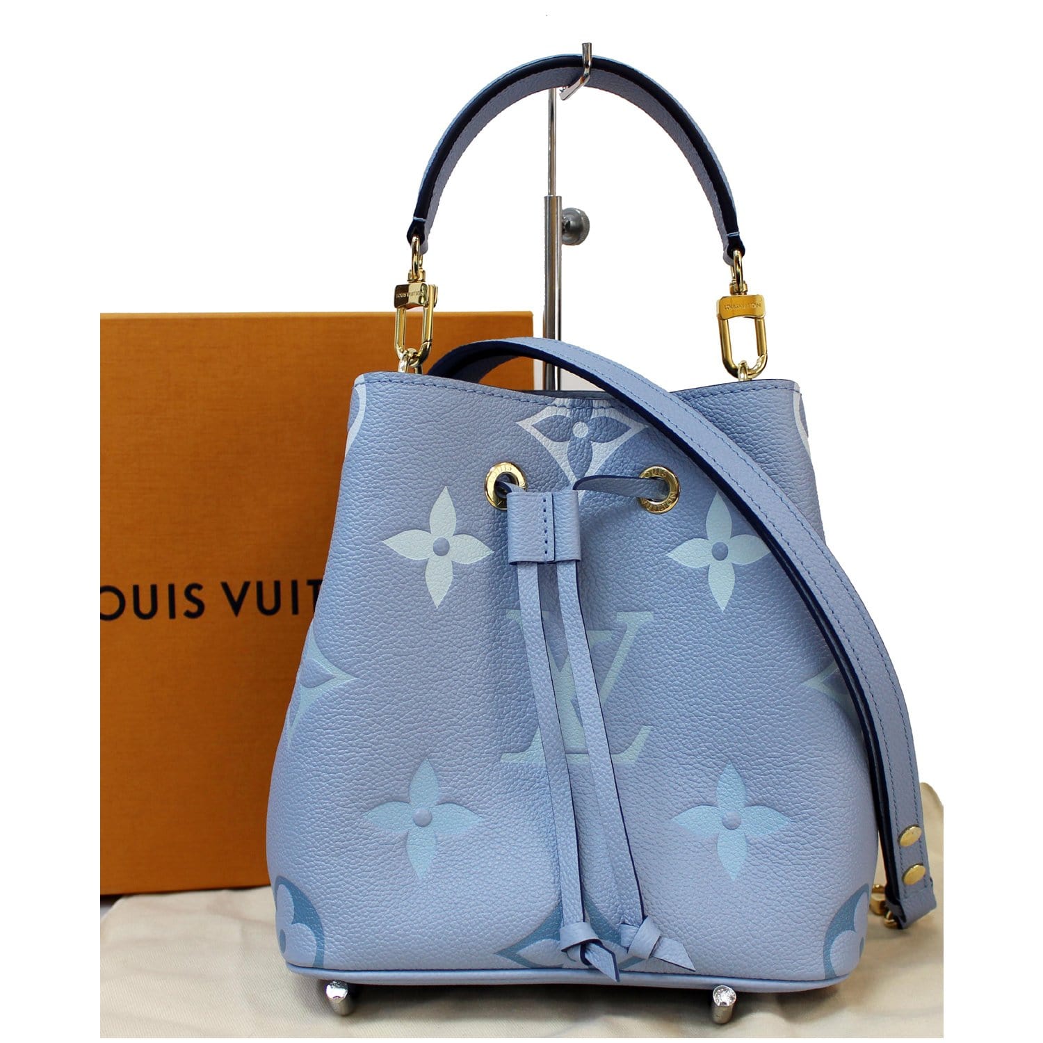 LOUIS VUITTON M45709 Neo Noe BB Summer Blue Visor Pool Shoulder Bag