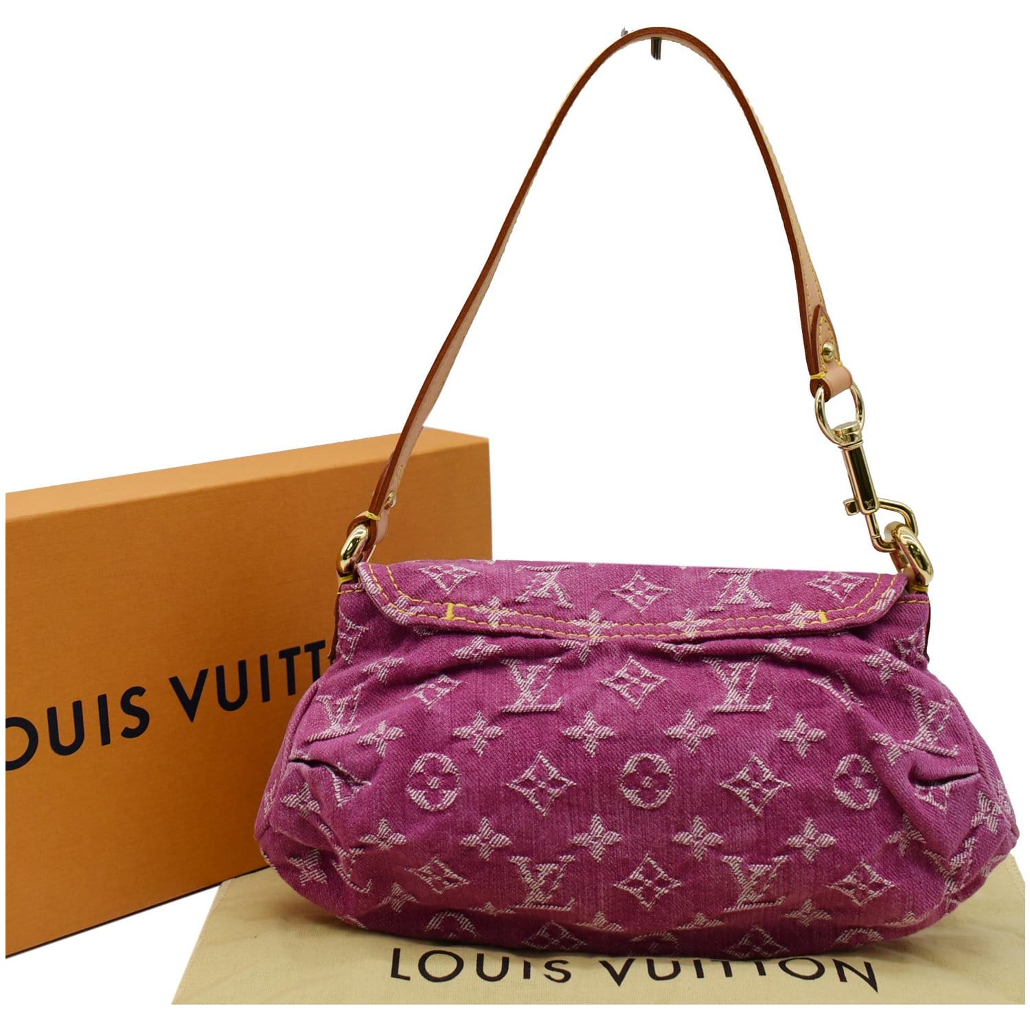 Louis Vuitton Monogram Denim Pleaty Bag Louis Vuitton