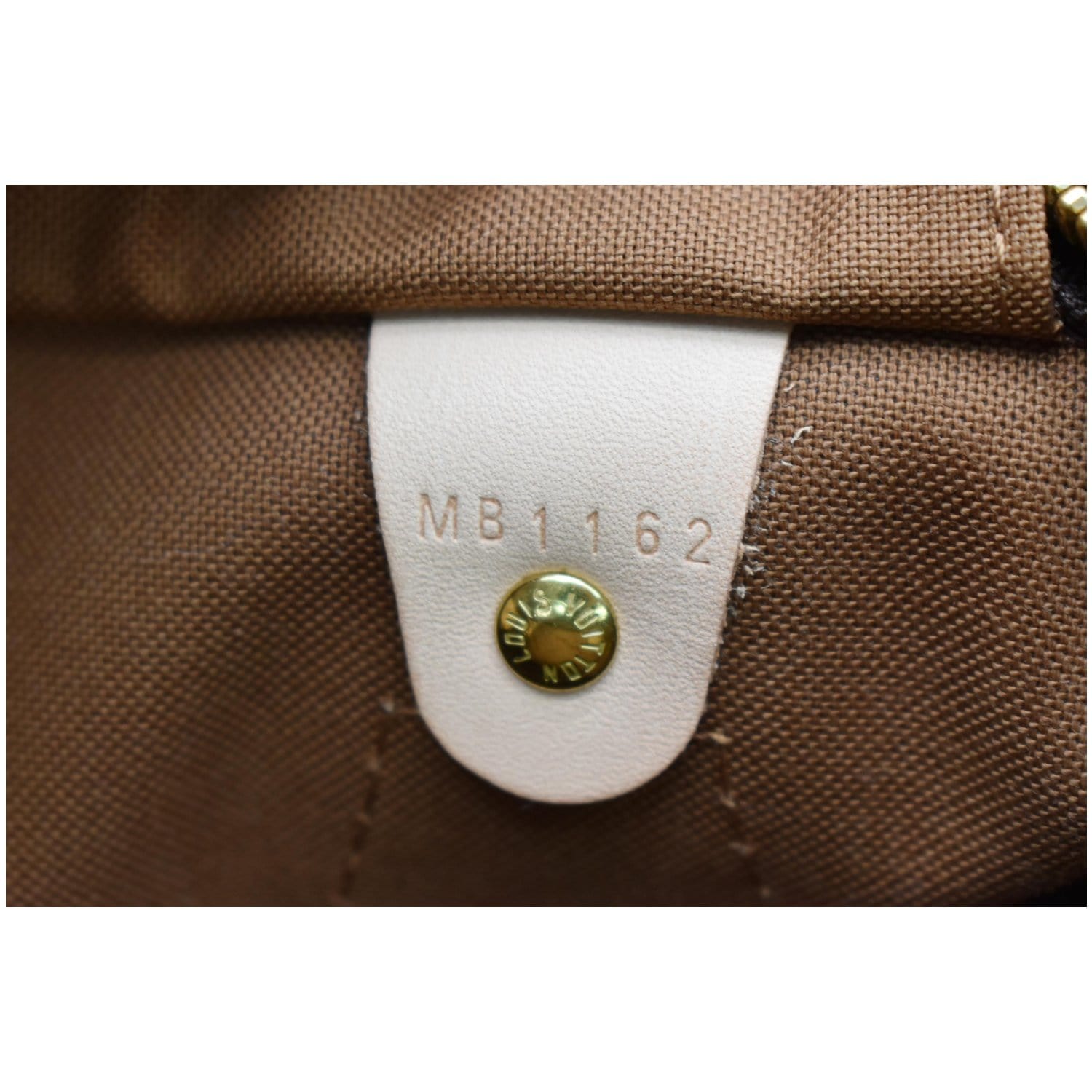 Speedy handbag Louis Vuitton Brown in Cotton - 31733862