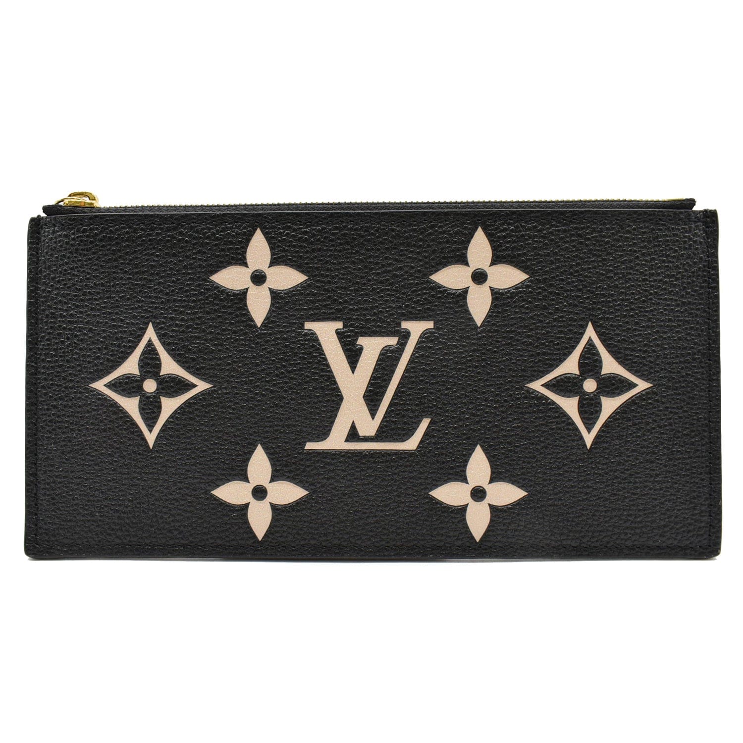 Louis Vuitton Felicie Bicolour Monogram Empreinte Leather in black