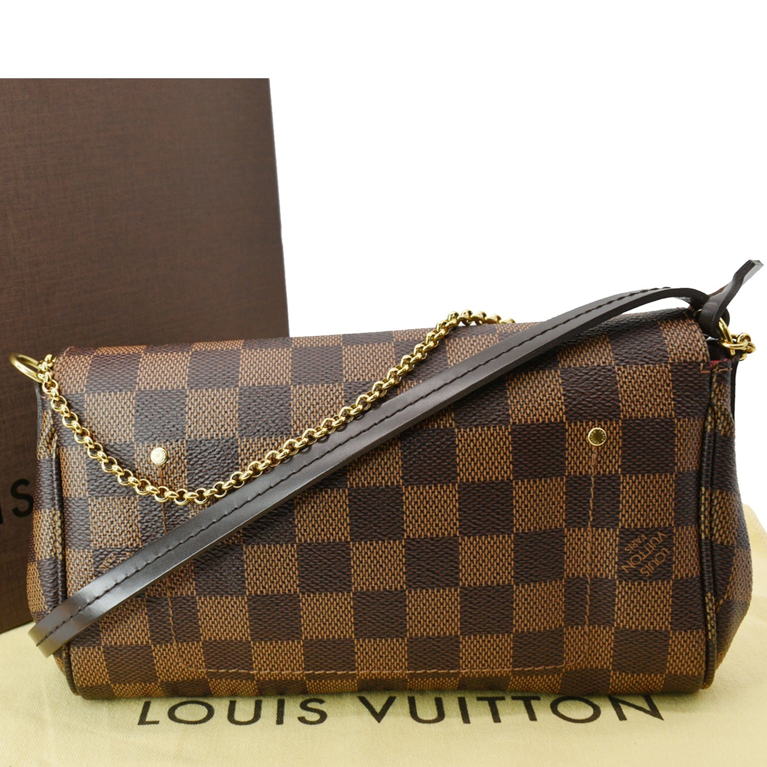 Louis Vuitton Damier Ebene Crossbody Brown Bags & Handbags for