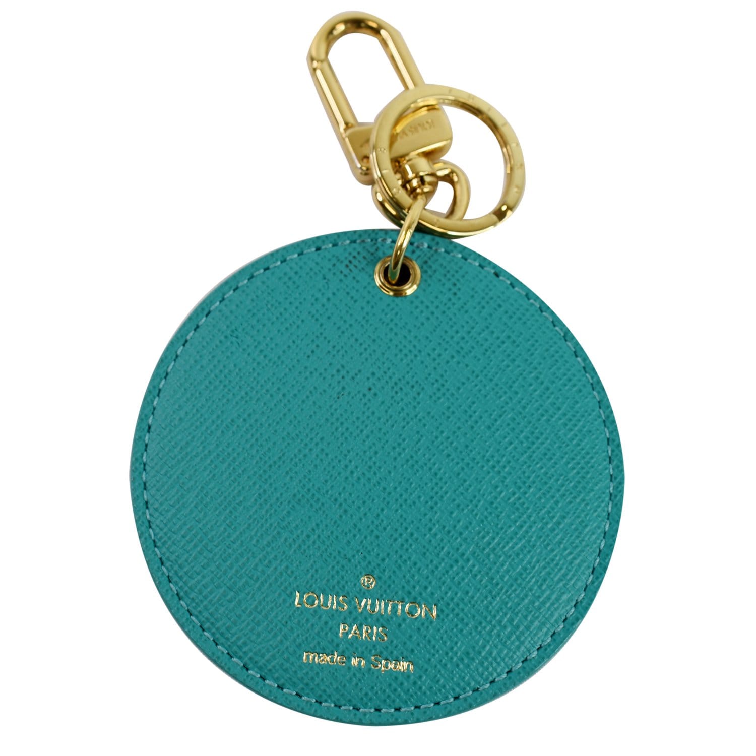 Louis Vuitton Limited Edition Turquoise Monogram V Illustre Key Holder and  Bag Charm - Yoogi's Closet