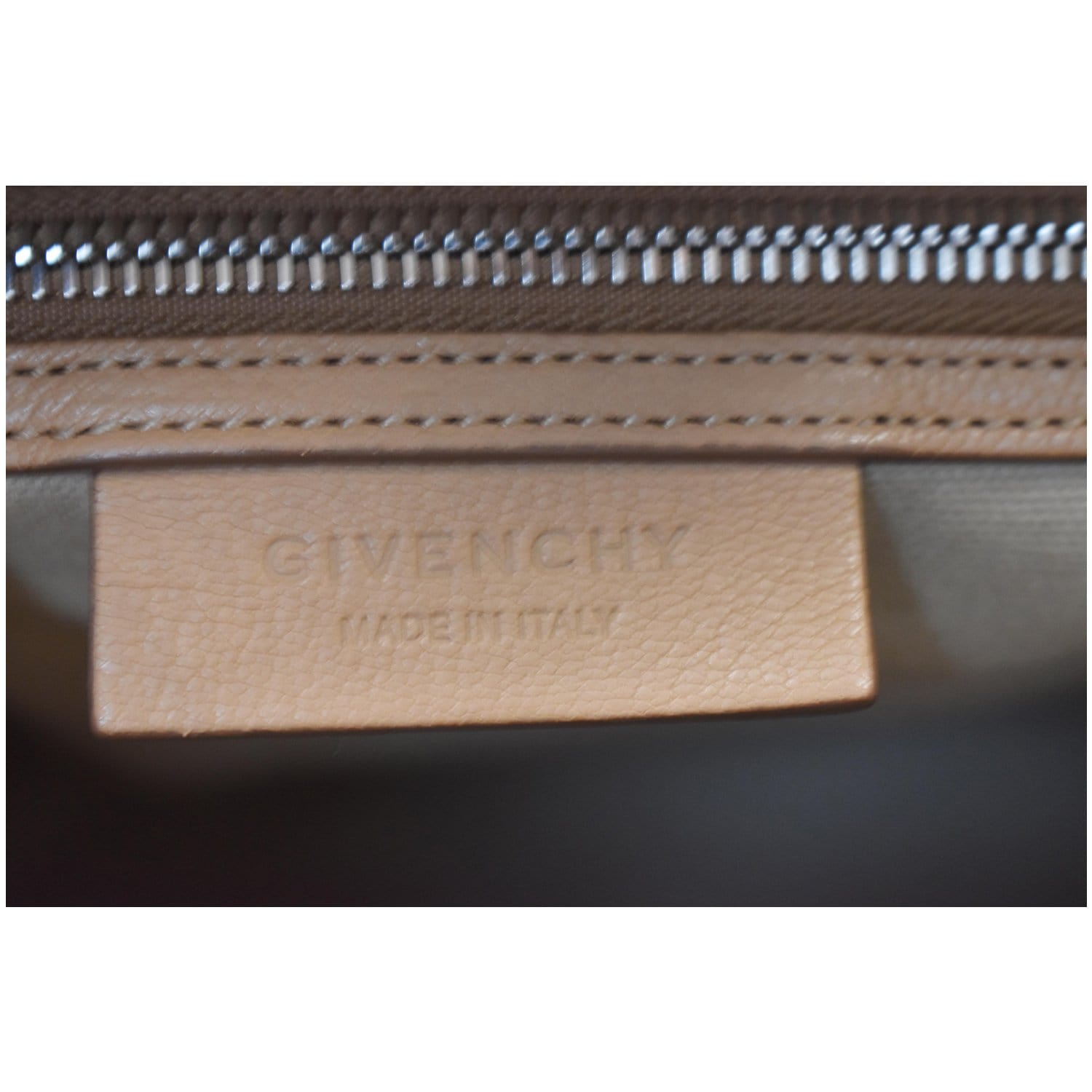 Givenchy Beige Grained Leather Medium Antigona Bag, myGemma