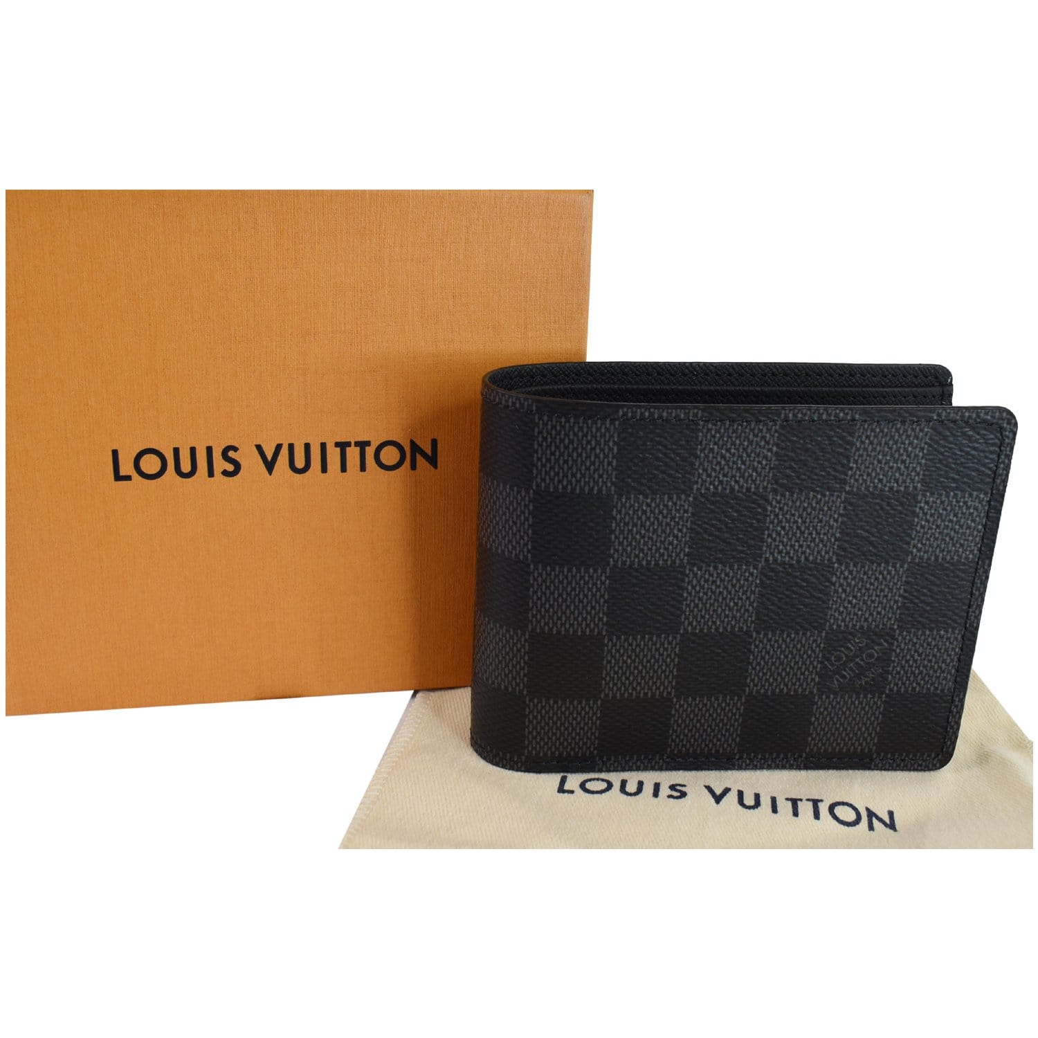 Louis Vuitton Damier Graphite Canvas Multiple Bifold Wallet Louis