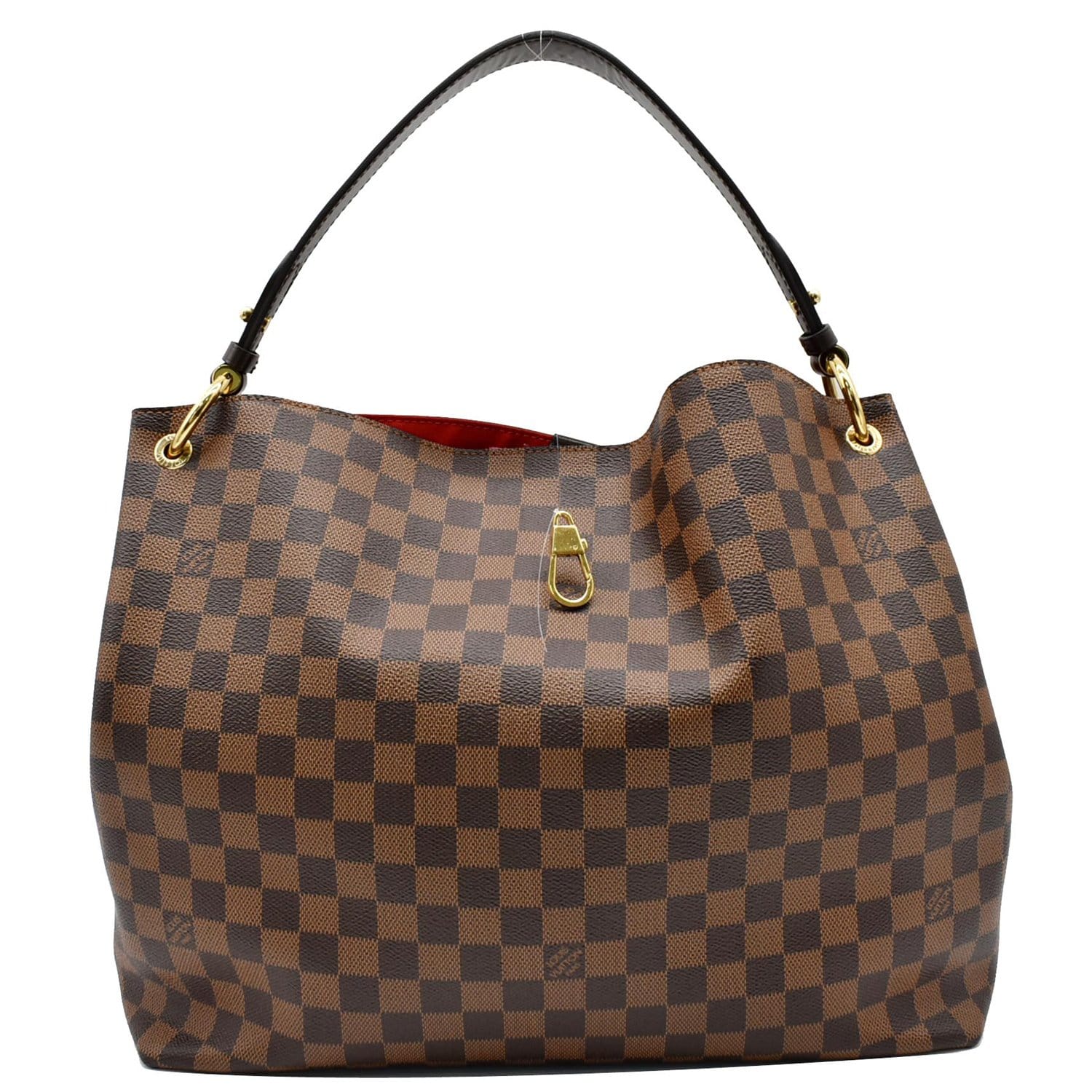 LOUIS VUITTON Graceful MM Damier Ebene Shoulder Bag Brown - Louis Vuitton  Monogram Mahina Neo L Shoulder Bag Sables M93979 - 10% Off