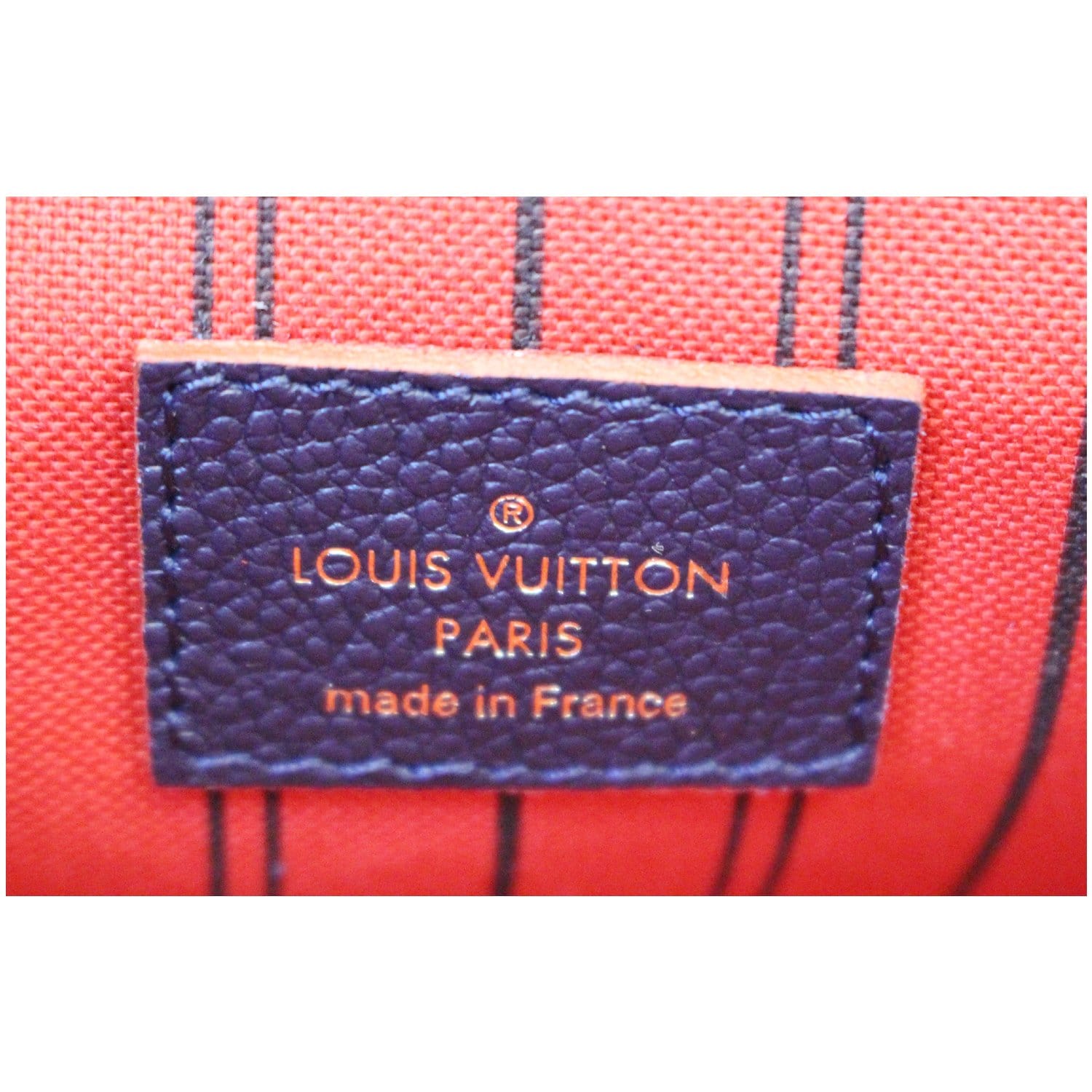 Louis Vuitton Pochette Metis Monogram Empreinte Navy Marine Rouge - THE  PURSE AFFAIR