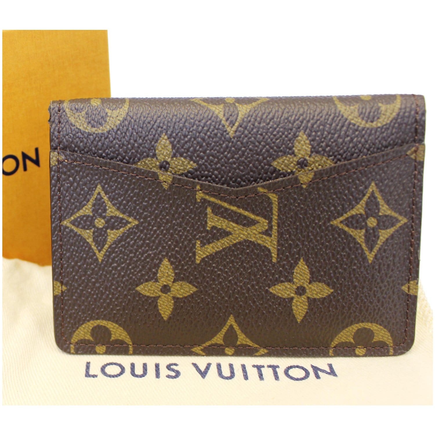 Louis Vuitton Organizer Card Case Holder Monogram Canvas Wallet-US