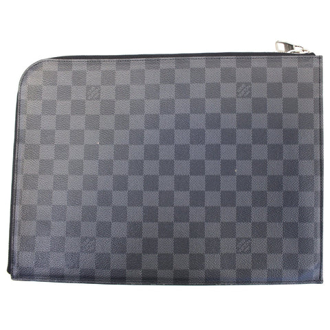 Louis Vuitton Damier Graphite Poche Documents Portfolio Case Black-US