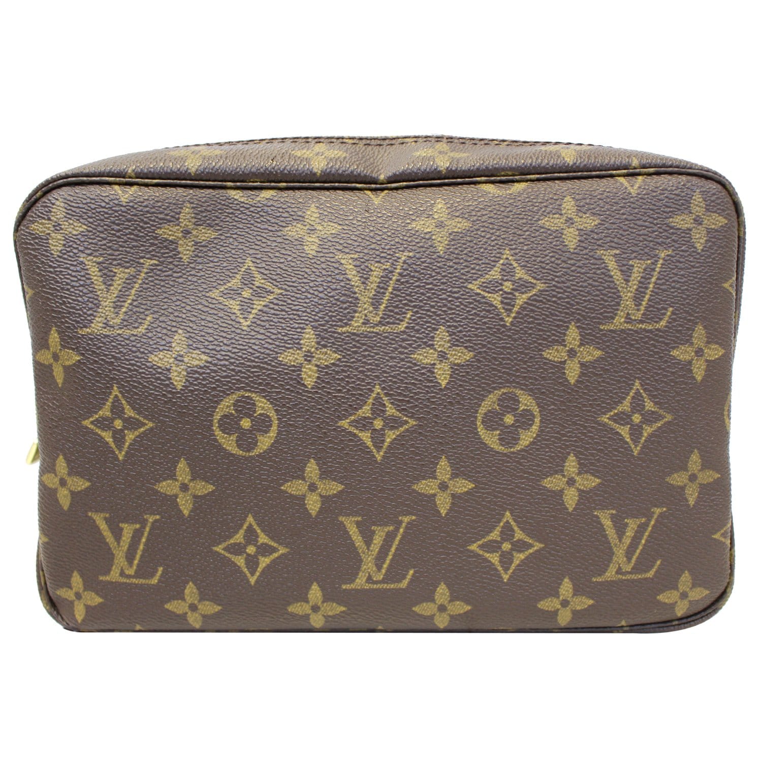 Poche toilette leather vanity case Louis Vuitton Brown in Leather - 23832088