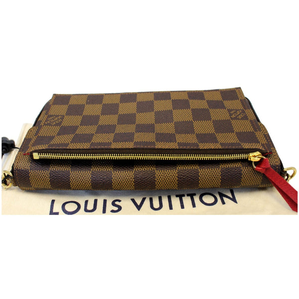 LOUIS VUITTON Pochette Felicie Damier Ebene Crossbody Bag-US