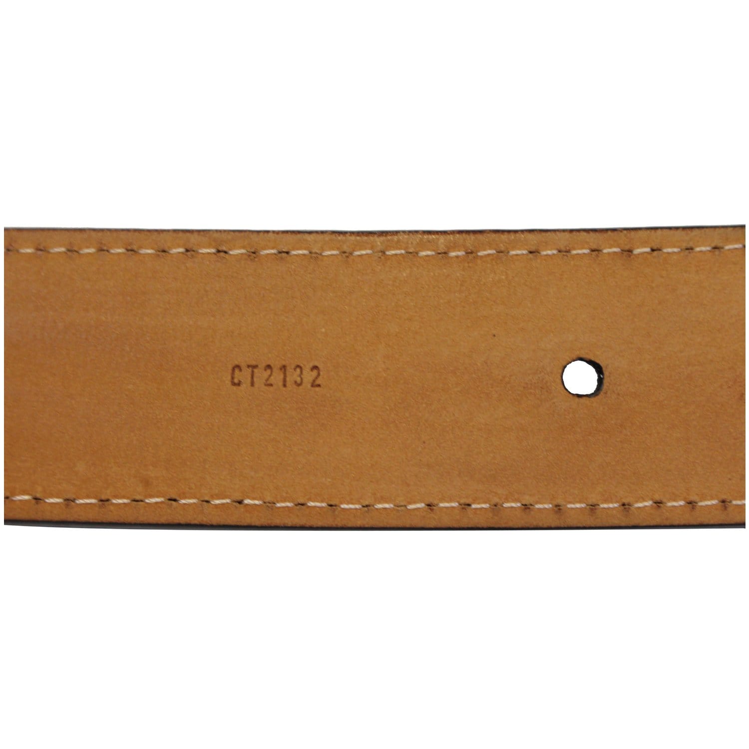 Louis Vuitton - Darling checkered belt Brown Leather ref.1015695 - Joli  Closet