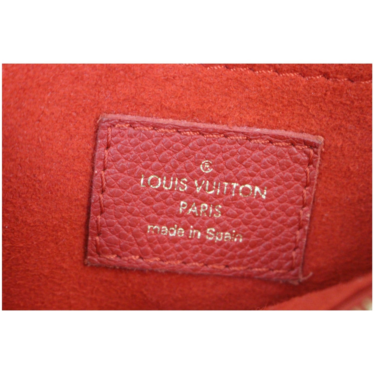 Louis Vuitton Saint Placide Chain Aurore 2018 Red Monogram Canvas