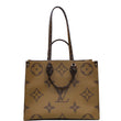 LOUIS VUITTON Onthego Reverse Monogram Giant Canvas Shoulder Bag Brown