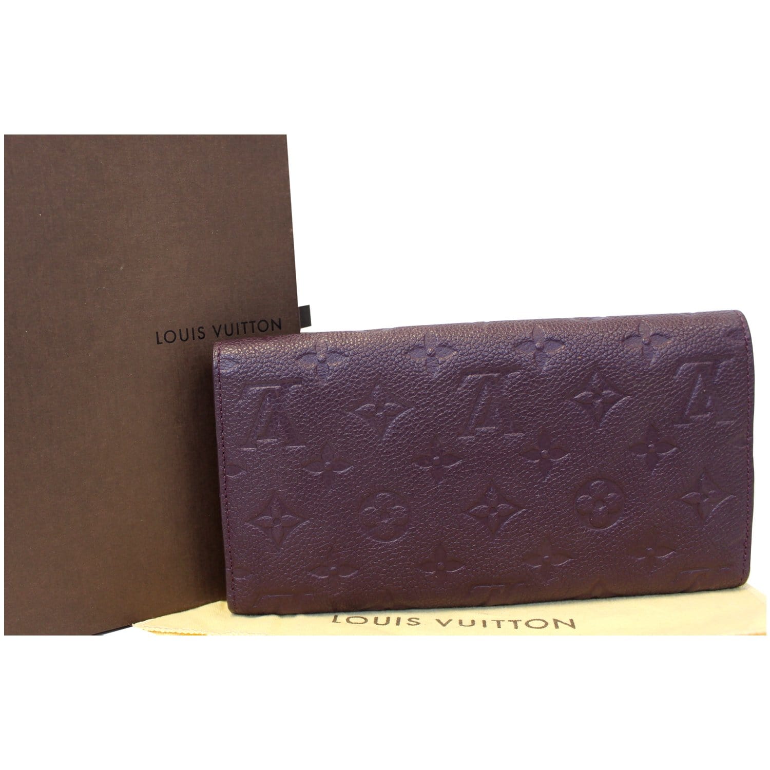 louis vuitton wallet purple