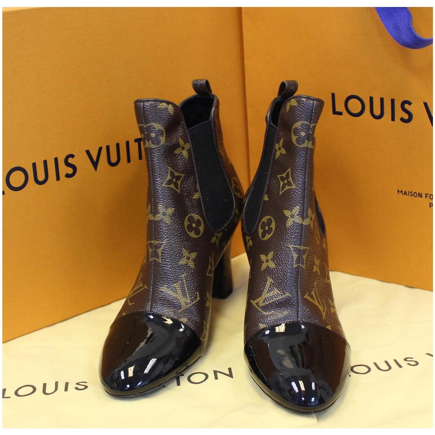 Louis Vuitton Monogram Canvas Star Trail Ankle Boots - Size 7 / 37