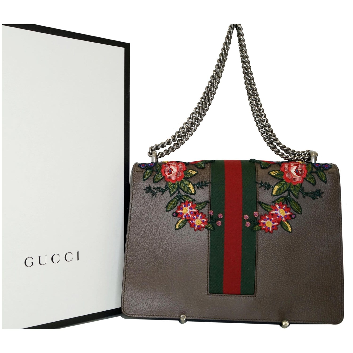 Gucci Medium Embroidered Dionysus Shoulder Bag