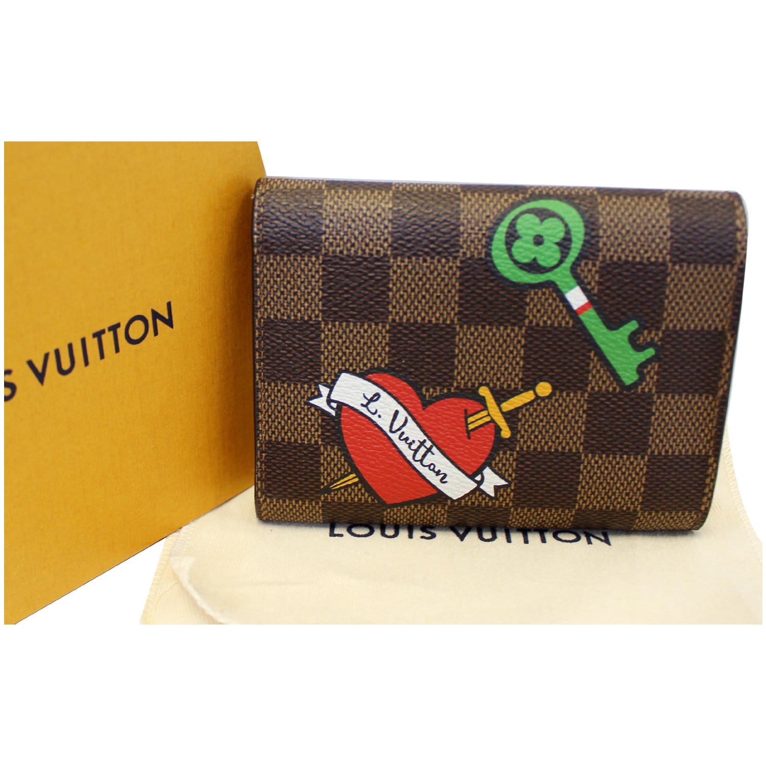 Victorine leather wallet Louis Vuitton Brown in Leather - 36042708