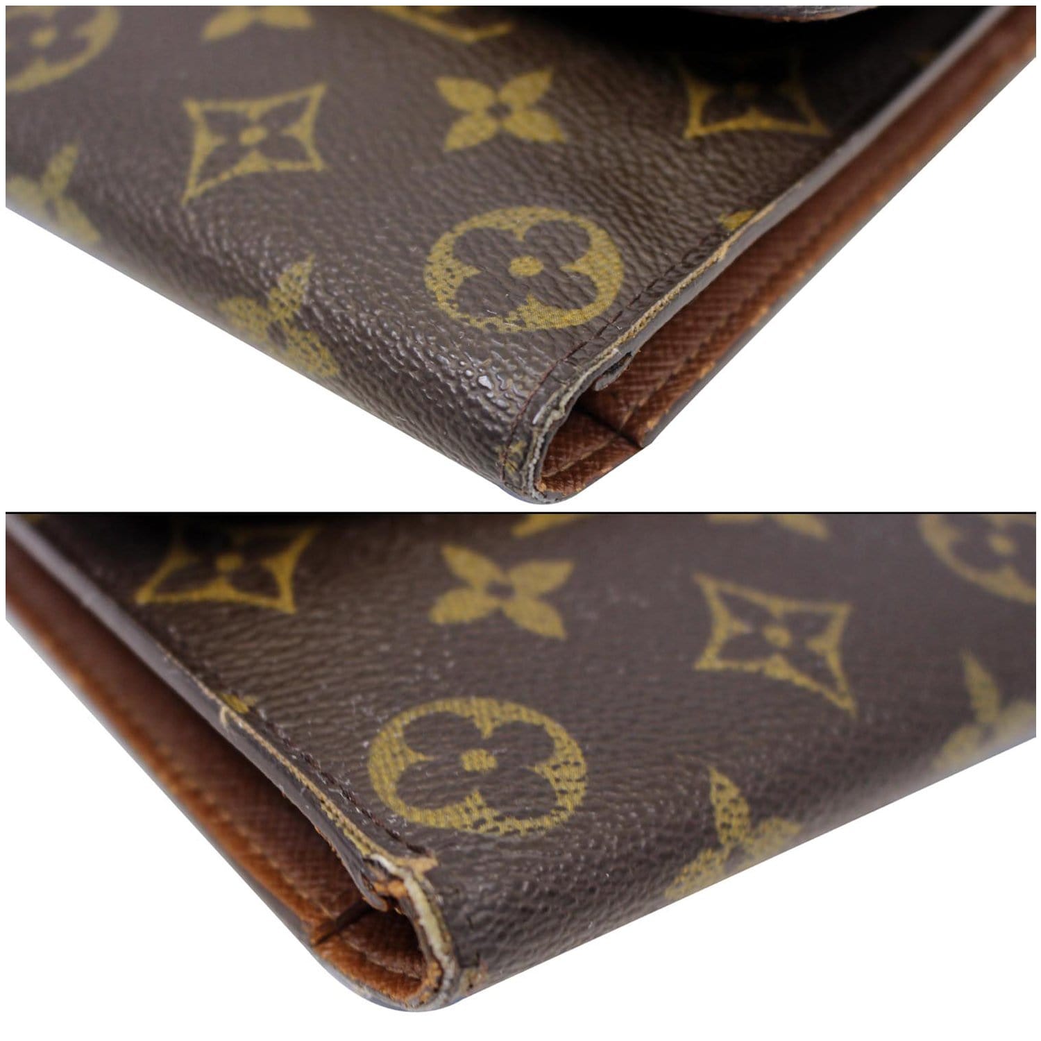 Alexandra leather wallet Louis Vuitton Brown in Leather - 27790267
