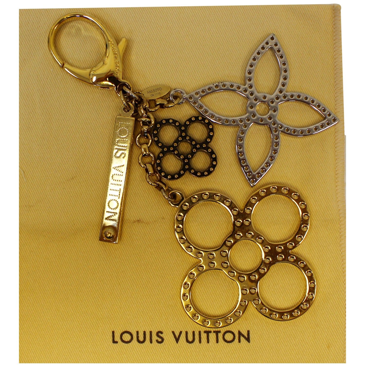 LOUIS VUITTON Bijoux Sac Tabage Key Holder Bag Charm