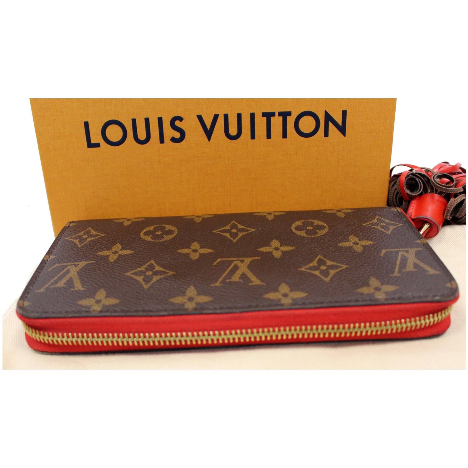 LOUIS VUITTON LV × YK Zippy Wallet Red M81864 Monogram Painted Dot– GALLERY  RARE Global Online Store