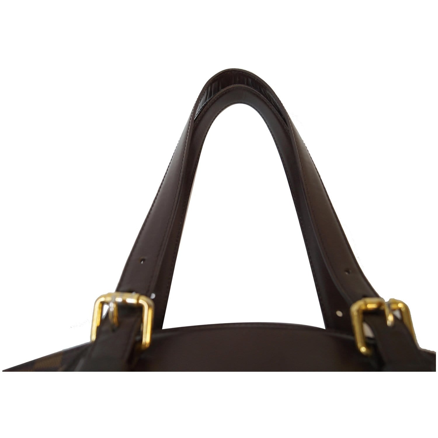 Louis Vuitton Damier Ebene Canvas Leather Verona GM Bag at 1stDibs