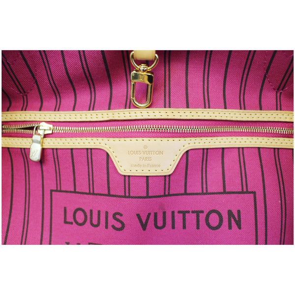 LOUIS VUITTON Neverfull GM Monogram Canvas Shoulder Bag Fuchsia-US