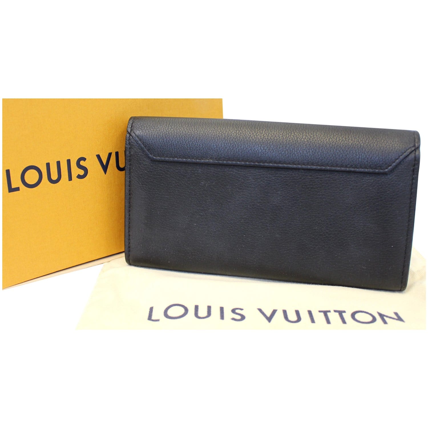 Black Louis Vuitton Lockme II Wallet, RvceShops Revival