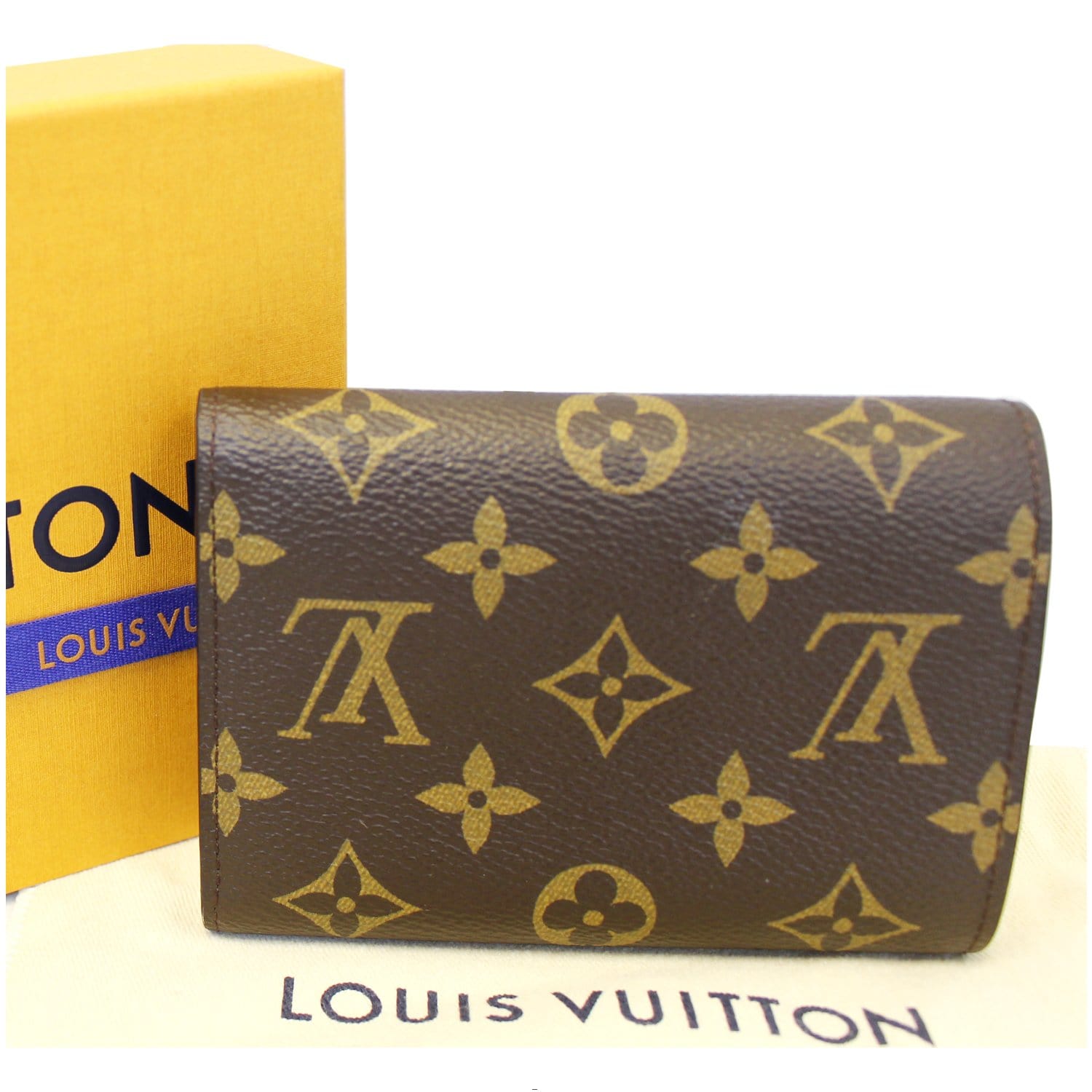 Louis Vuitton Flower Compact Wallet Monogram Canvas Brown 579131