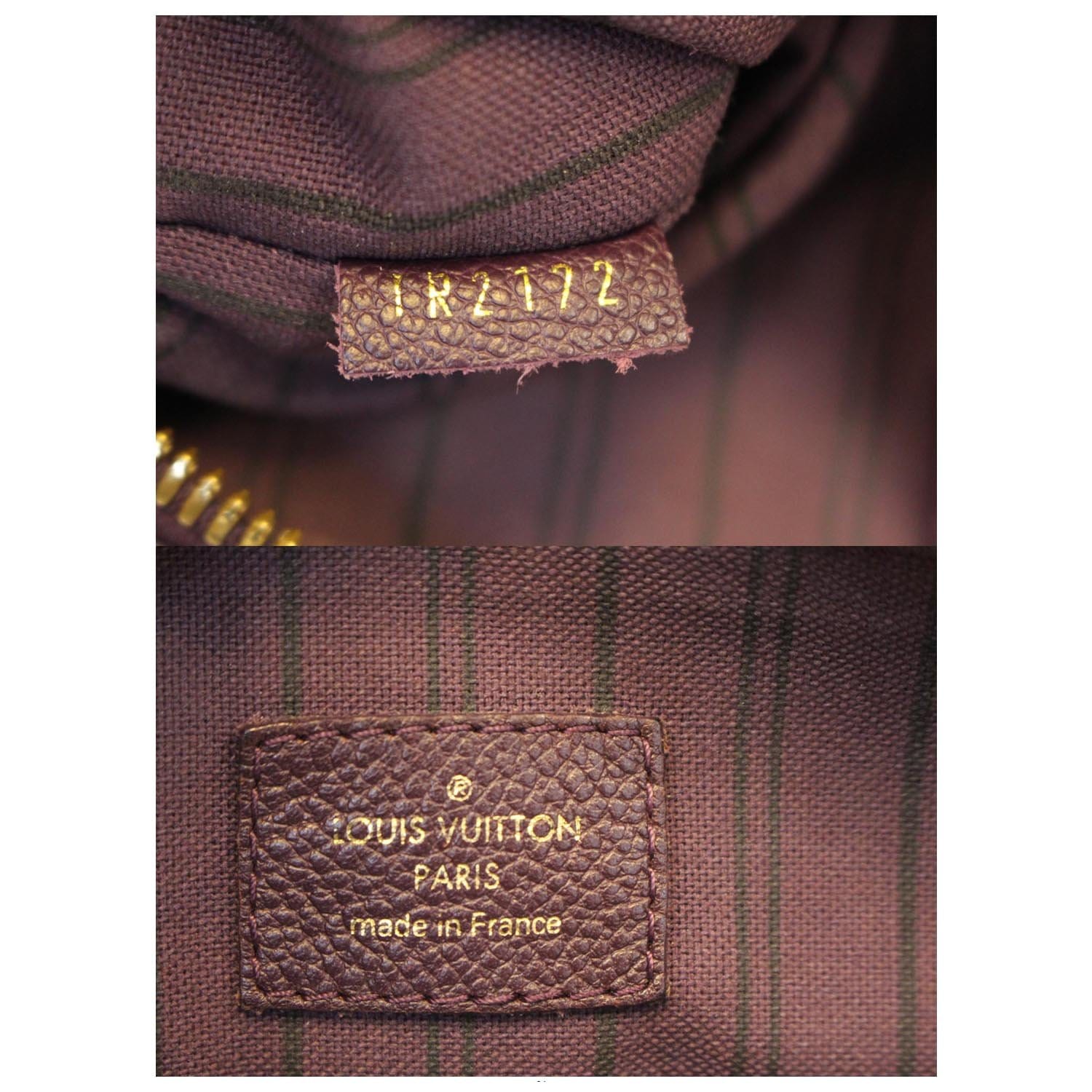 Brown Louis Vuitton Monogram Empreinte Lumineuse PM Satchel