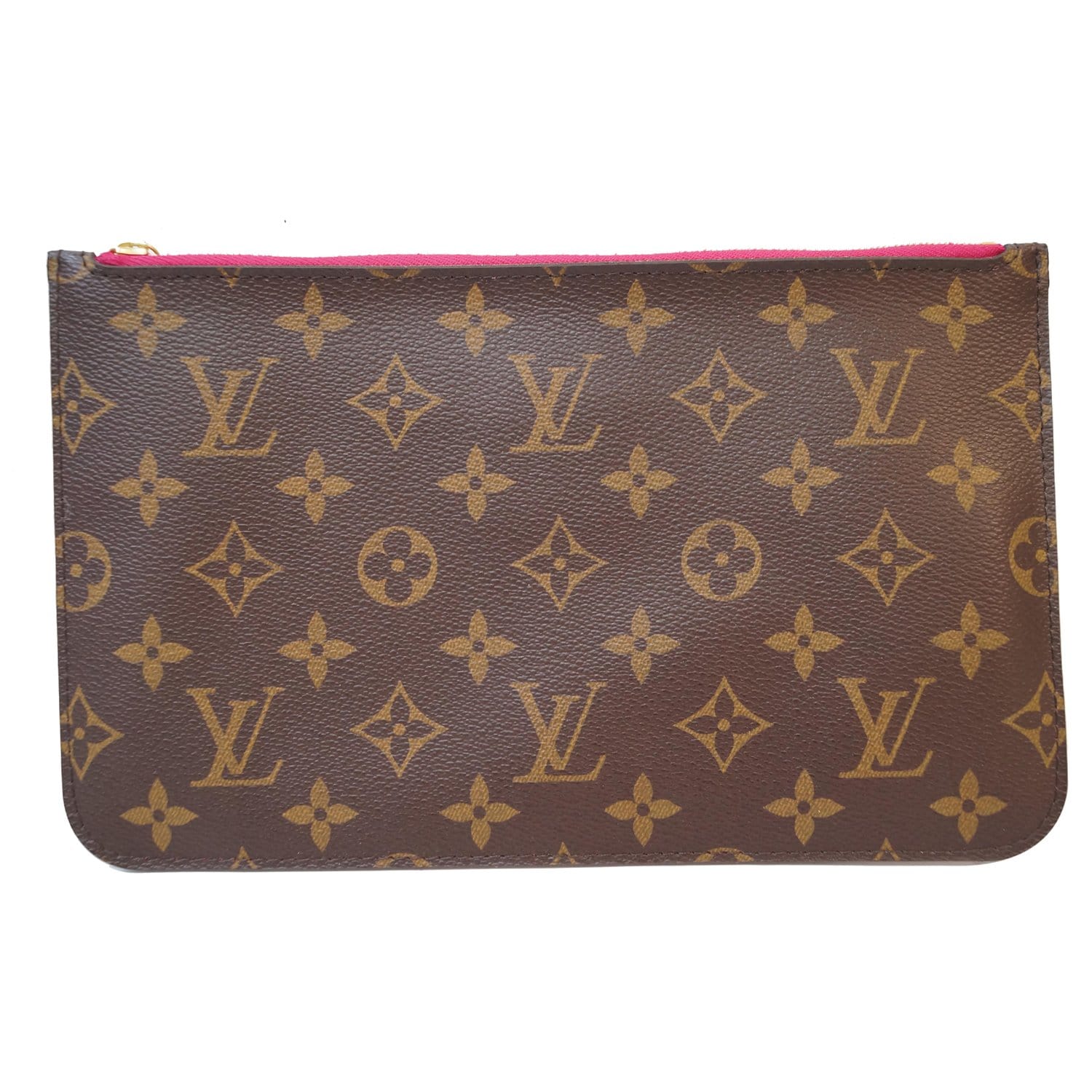 LOUIS VUITTON Pochette Wristlet Pouch Monogram Canvas Neverfull GM Bro