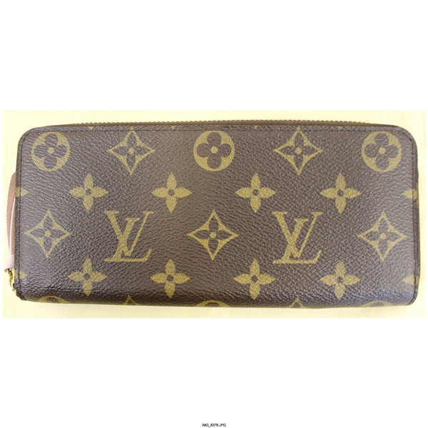 LOUIS VUITTON Clemence Monogram Canvas Wallet-US