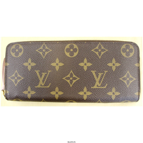 LOUIS VUITTON Clemence Monogram Canvas Wallet-US