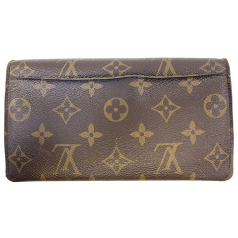 LOUIS VUITTON Jeanne Monogram Canvas Wallet Rose Ballerine-US